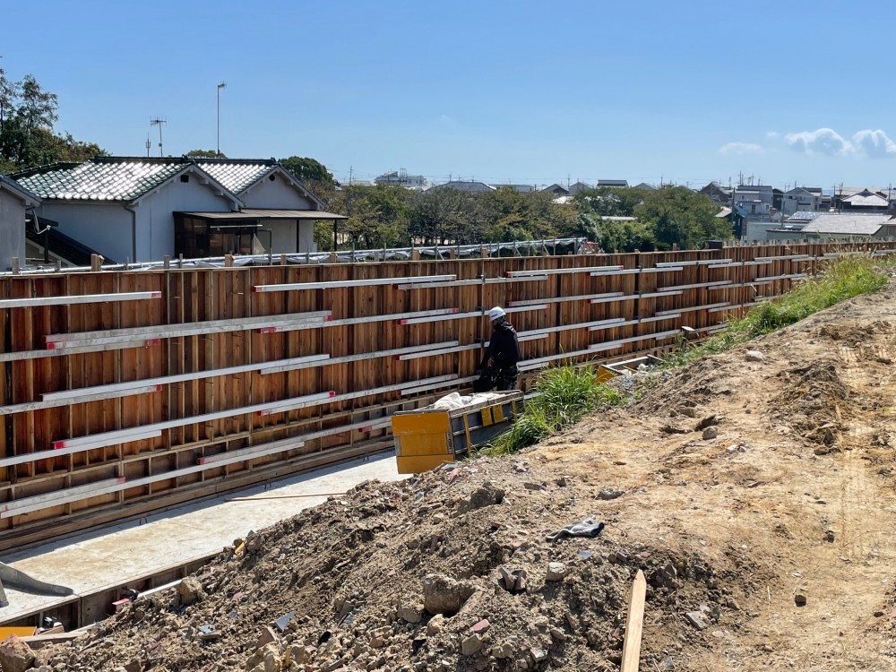 型枠施工の現場から-明石市内病院建設現場②