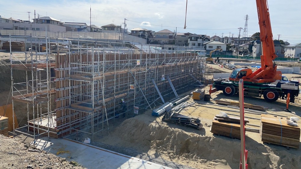 型枠施工現場写真_神戸市内＆明石市内建設現場
